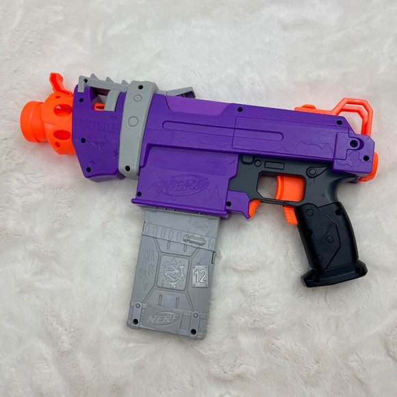 Nerf Fortnite SMG-E Motorized Dart Blaster with 12 Capacity Clip Tested Works - Picture 2 of 8